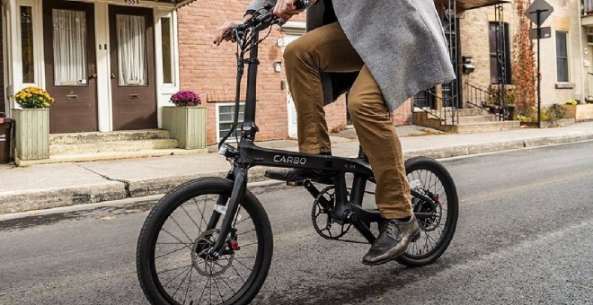 Ride Carbo: una bicicleta eléctrica y plegable que se proclama como la más ligera del mundo