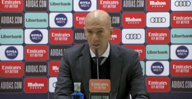 Zidane: "No hemos ganado nada, pero hay que estar contentos con el trabajo bien hecho"