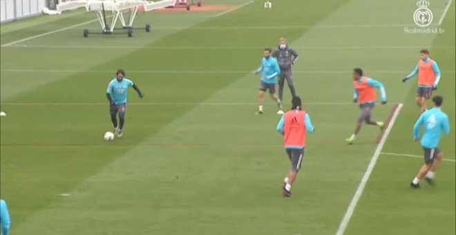 Último entrenamiento del Real Madrid antes de recibir al Athletic en Valdebebas