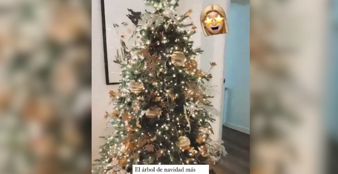 Laura Escanes presume de árbol de Navidad