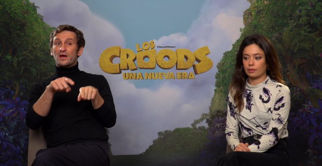 Anna Castillo y Raúl Arévalo debutan en doblaje con 'Los Croods: Una nueva era'