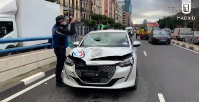 Herido grave un anciano atropellado en Madrid