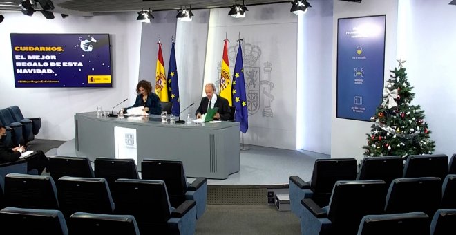 Montero y Campo en rueda de prensa tras el Consejo de Ministros