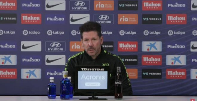 Simeone sobre Saúl: "No está pasando su mejor momento pero volveremos a ver al que todos conocemos"