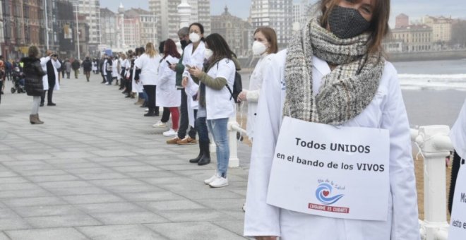 El personal del Hospital de Cabueñes "Premio Juan Ángel Rubio 2020"