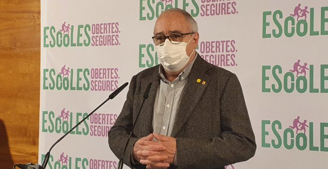 Vergés: "Les escoles no han estat focus d'infecció"