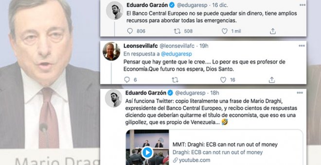 El troleo de Eduardo Garzón para 'liberales' a cuenta del Banco Central Europeo