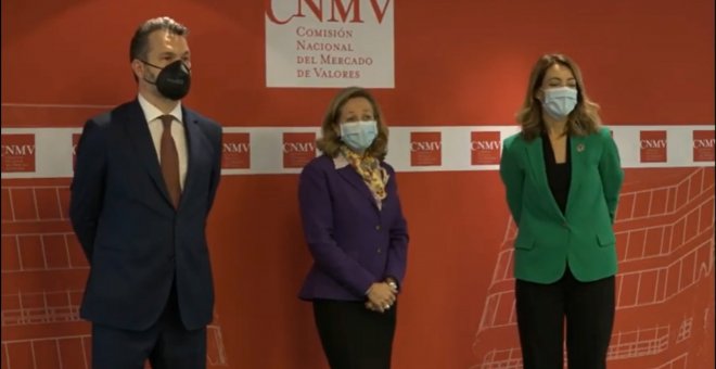 Acto de toma de posesión del nuevo presidente y vicepresidenta de CNMV