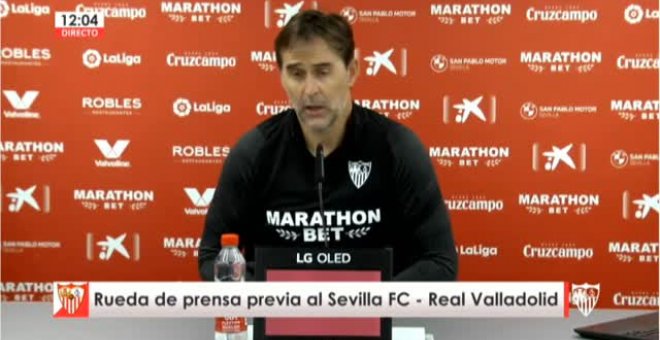 Lopetegui avisa del partido ante el Valladolid: "Es uno de los equipos que más ha mejorado"