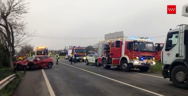 Un fallecido y un herido grave en choque frontal en la M-507