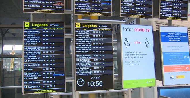 España acuerda con Portugal la suspensión de vuelos procedentes de Reino Unido