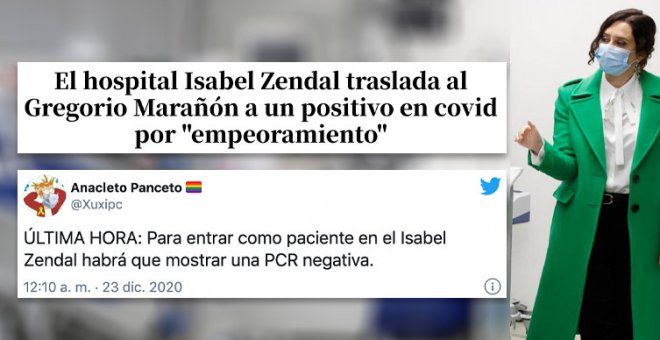 "Hospital Isabel Zendal de pandemias flojitas"