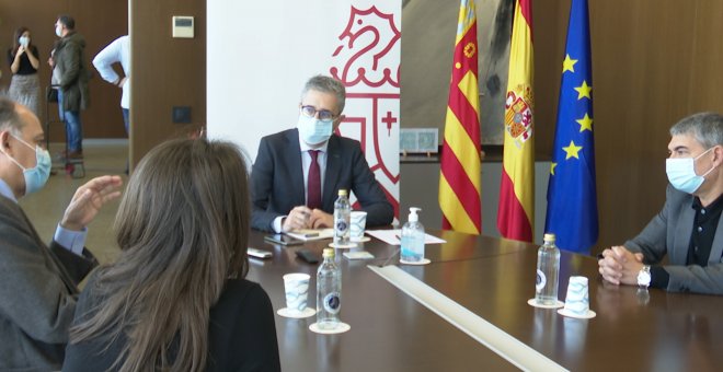 Reunión del sector transporte C.Valenciana con el conseller de Movilidad