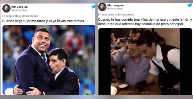 ¿El mejor hilo navideño?: "Maradona como cualquiera de nosotros en la cena de Nochebuena"