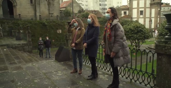 Ana Pastor en un acto en Pontevedra