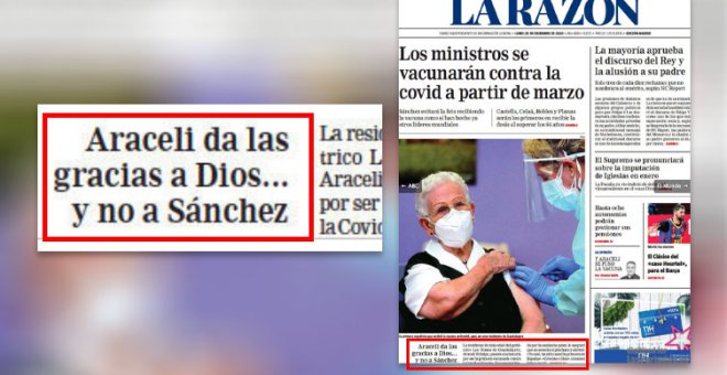 No, no es una inocentada, es un titular de 'La Razón'