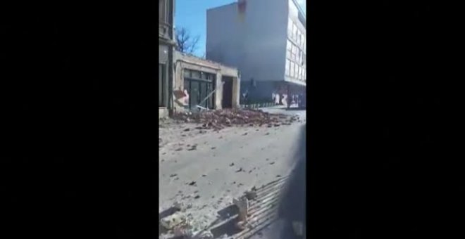 Un fuerte terremoto de magnitud 6,4 sacude Croacia