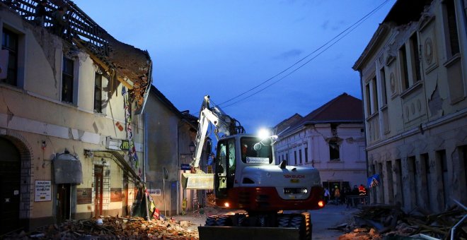 Varios muertos y heridos tras un fuerte terremoto en el centro de Croacia