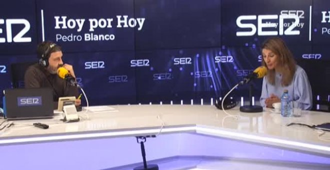 Yolanda Díaz, sobre el salario mínimo: "Estamos discutiendo por 30 céntimos al día"