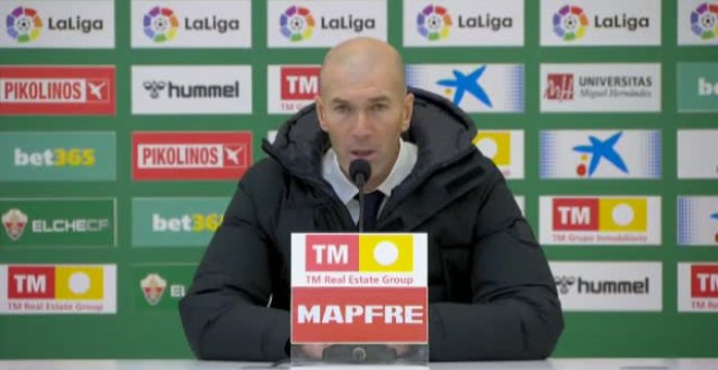 Zidane: "Todos los equipos van a perder puntos. Queda mucha Liga"