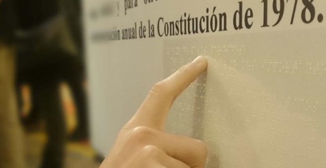 La reforma de la Constitución para eliminar el término "disminuido" debe esperar a que acabe el Estado de Alarma