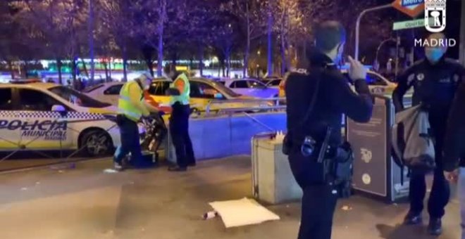 Dos jóvenes son agredidos con arma blanca en un intervalo de media hora en Madrid