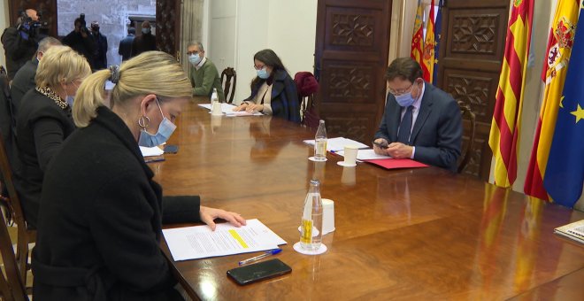 Reunión Comisión Interdepartamental en Palau de la Generalitat