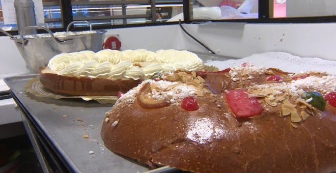 El roscón y la Casca de Reis, dulces típicos para el Día de Reyes