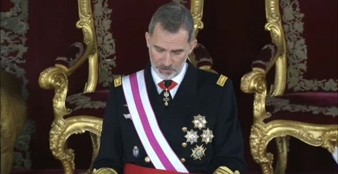 Felipe VI preside la Pascua Militar y recuerda el compromiso de todos los españoles con la Constitución
