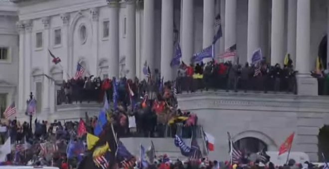 Seguidores de Trump asaltan el Capitolio en Washington