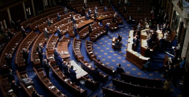 El Congreso de EEUU ratifica la victoria de Biden tras el asalto al Capitolio