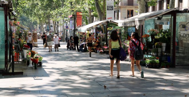 Los vecinos de Ciutat Vella, a la espera de la transformación de La Rambla de Barcelona