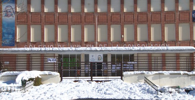 Colegio de Nuestra Señora de la Consolación, cerrado por el temporal