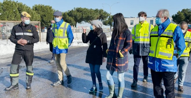 Arrimadas y Villacís visitan Mercamadrid tras Filomena