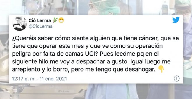 ¿Cómo te sentirías si tuvieras cáncer y tu operación peligrara por falta de camas de UCI?