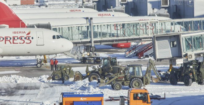 Iberia cancela los vuelos de la tarde entre Santander y Madrid