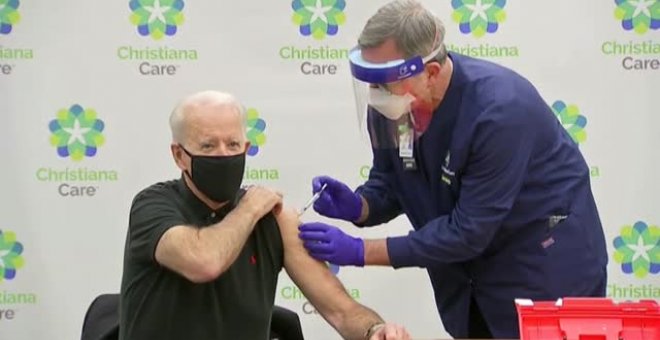 Biden vacunado contra la Covid