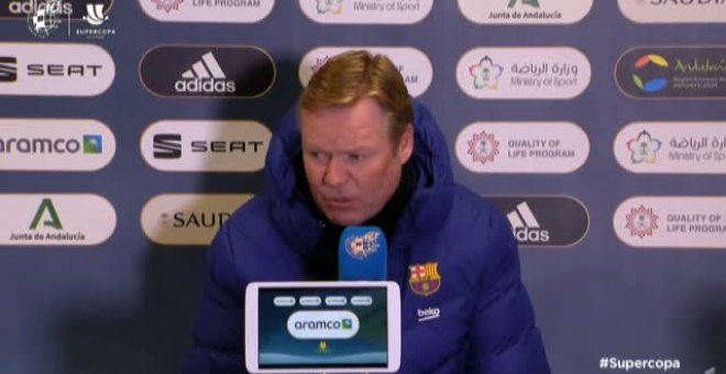 Koeman huye del favoritismo en la Supercopa: "Los cuatro tenemos opciones"