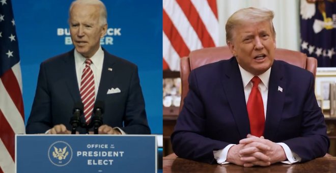 Trump y Biden se pronuncian tras el nuevo 'impeachment'