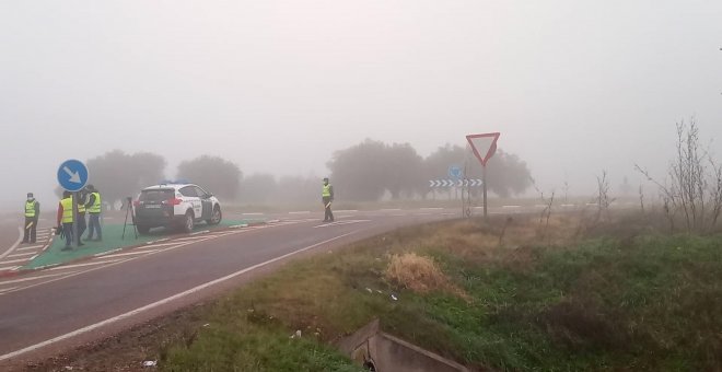 La Guardia Civil controla los accesos a municipios de Extremadura