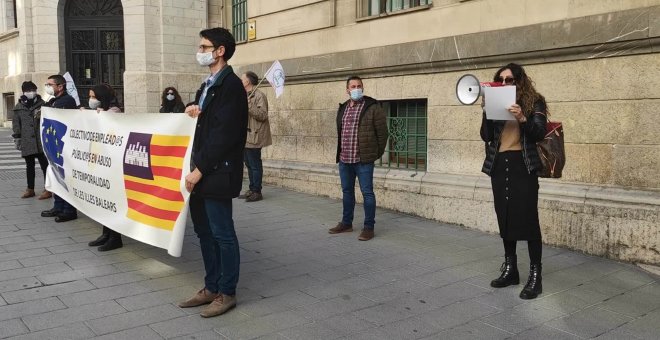 Empleados públicos censuran en Palma "el abuso de temporalidad"