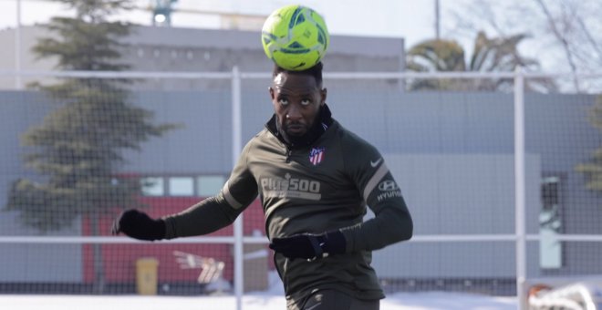 Primer entrenamiento de Dembélé