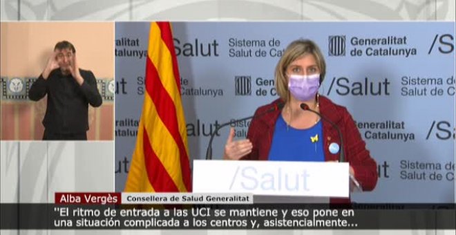 Sanidad de Cataluña alerta sobre el colapso de las UCI por la tercera ola