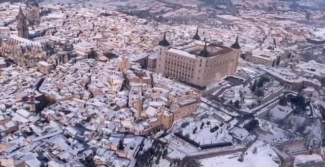 Así se encuentra Toledo tras el paso de 'Filomena'