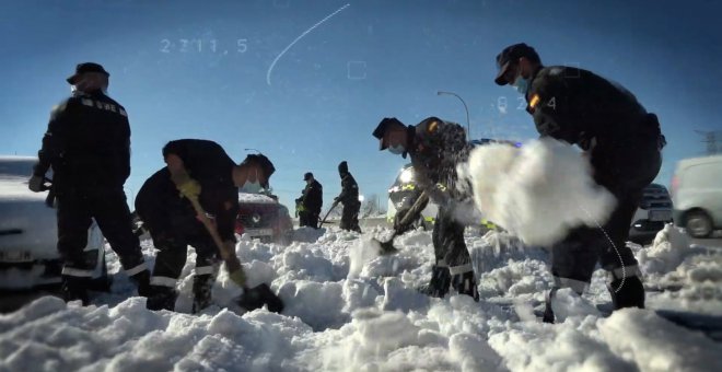 Actuaciones de las Fuerzas Armadas durante la ola de frío