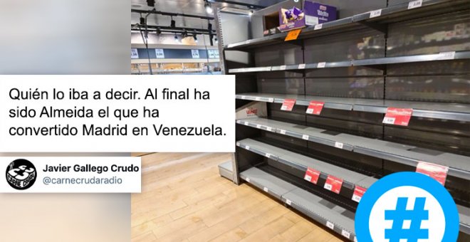 "Yo estoy de acuerdo con que declaren a Díaz Ayuso zona catastrófica"