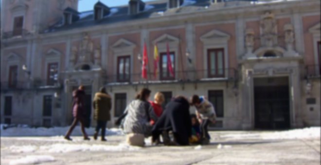 Los niños madrileños continúan sin poder ir al colegio tras el paso de 'Filomena'