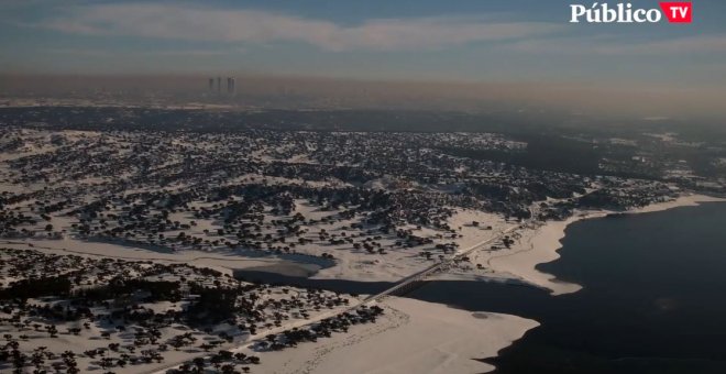 Filomena agudiza la boina de contaminación madrileña