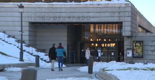El museo del Prado reabre sus puertas tras el cierre por 'Filomena'