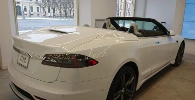 ¿Es este el Tesla Model S descapotable que Elon Musk no se atrevió a hacer?